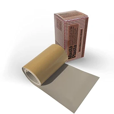 Image of MastaPlasta Original Self Adhesive Leather Repair Patch Tape Beige 150 x 10 cm (60&quot; 4&quot;). Instant Upholstery Quality Scratch and Tear on a Roll for Sofas, Car Interiors, Bags, Vinyl &amp; More