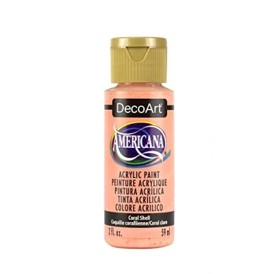 Image of DECO ART Americana Paint 2 OZ SHLL, Coral Shell Opaque, One Size