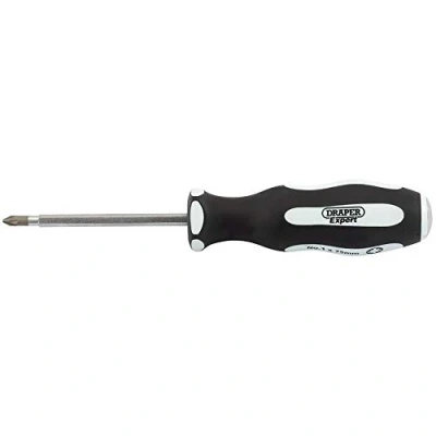 Image of Draper Pound Thru&#039; PZ TYPE Soft Grip Screwdriver, No.2 x 100mm