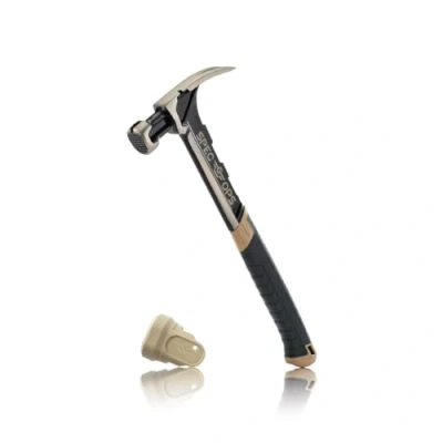 Image of Spec Ops Tools Steel Hammer, 28 oz, Rip Claw, Milled Face, Shock Absorbing Grip, 3% Donated to Veterans