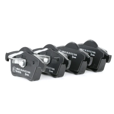 Image of 7665D795 Brake pad set BREMBO P 86 014 excl. wear warning contact with piston clip without accessories VOLVO: XC70 I Cross Country, V70 2, S60