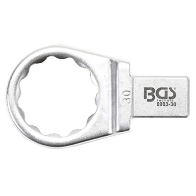 Image of BGS 6903 30 Push Fit Ring Spanner mm Square Size 14 x 18