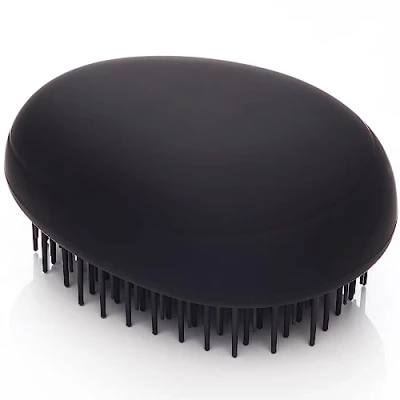 Image of Kent Pebble Travel Hairbrush, Matt Black