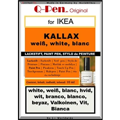 Image of Q Pen Touch Up Paint Suitable for Ikea Kallax White