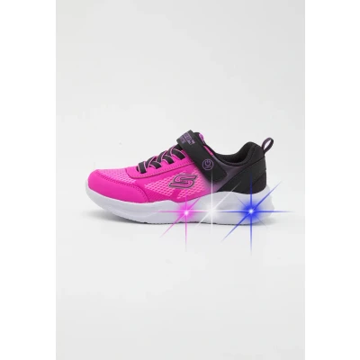 Image of Skechers Sola Glow Kids Pink Light Up Trainer Size 12.5