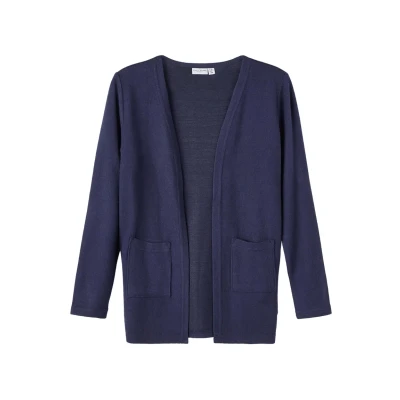 Image of Name it Nkfvicti LS CARD Cardigan for kids, Size: 1.5 2y, Dark sapphire