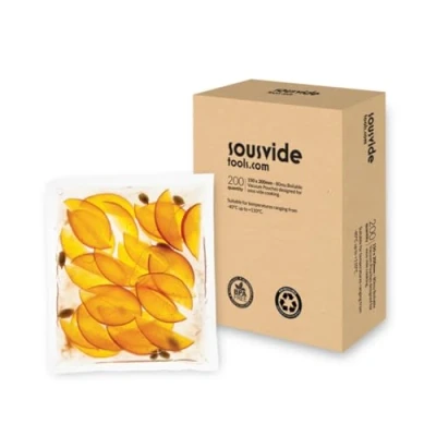 Image of SousVideTools Vacuum Sealer Bags 15cm x 25cm Boilable Pouches Pack of 200