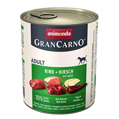 Image of animonda GranCarno Wet Food for Adult Dogs, Various Varieties, 6 x 800 g