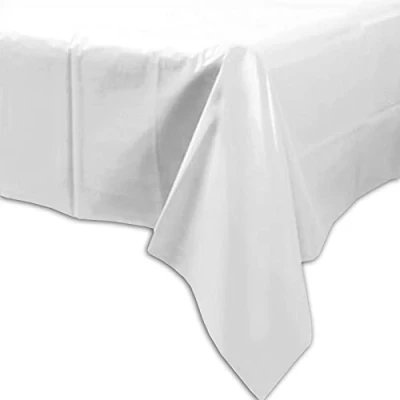 Image of Unique Party 9514001 Table Cover, (White)