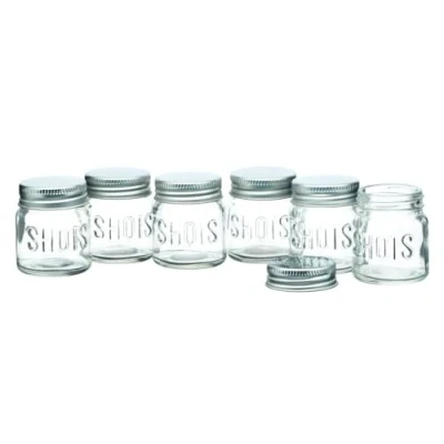 Image of BarCraft 60ml Set of 6 Shot Jars