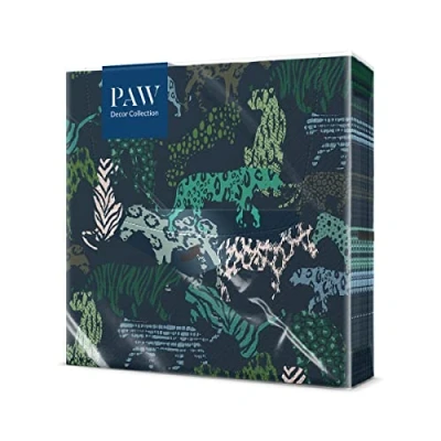 Image of PAW Napkins 3 Ply (33 x 33 cm) I 20 Pieces Perfect for Birthdays, Parties, Communion and Celebrations Paper with Nature Theme Environmental Protection, retrouvons