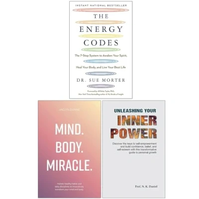 Image of The Energy Codes, Mind Body Miracle &amp; Unleashing Your Inner Power 3 Books Collection Set