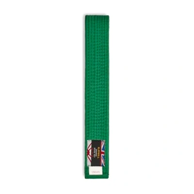 Image of Playwell Martial Arts Cotton Solid Coloured Grading Belt (Karate, Judo Taekwondo) (Green, 250cm)