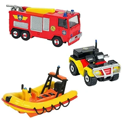 Image of Dickie Spielzeug 203099629 Fireman Sam vehicle set Assorted Colours