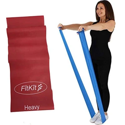 Image of FitKit Resistance Exercise Band 2M Heavy Pilates, Yoga, Rehab, Stretching, Strength Training