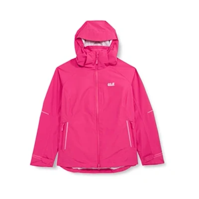 Image of Jack Wolfskin Women Sierra Hardshell Jacket Pink Peony, 2X Large