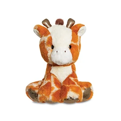 Image of Aurora, 61412, Glitzy Tots Giraffe, 6In, Soft Toy, Brown Patterned