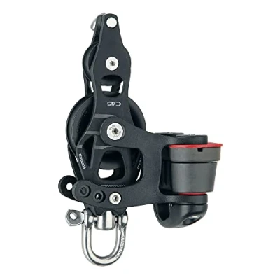 Image of Harken 45mm Element Fiddle Swivel Block with Becket and Cam