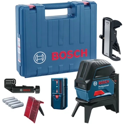 Image of Bosch Professional Laser Level GCL 2 50 (Red Laser, Interior, 3x AA Battery, in Carrying Case)