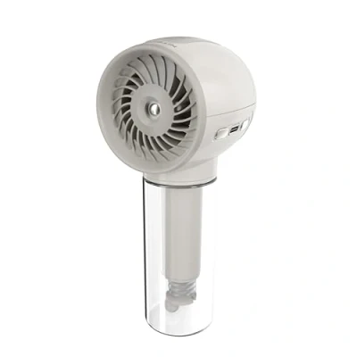 Image of Nitecore izzCool 10 Pro Portable Air Humidifier Misting Fan Conditioner 4000mAh Water Spray Mist Cooling Handheld Desktop (White)
