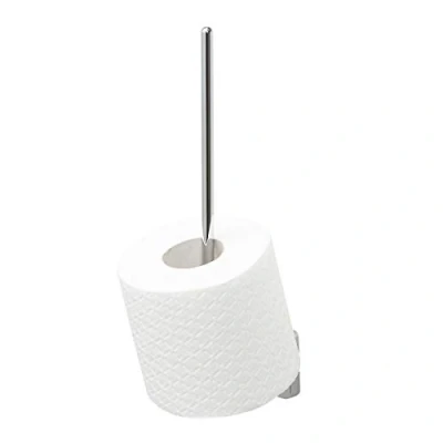 Image of Tiger Onu Spare Toilet Roll Holder, Stainless Steel, Chrome, 4.8 x 26.4 9.4 cm