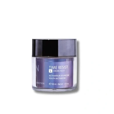 Image of Time Resist Night Cream Yonka 50ml Anti Ageing Face with Youth Activating Complex and Hyaluronic Acid, Reduces Wrinkles Lines Dermatologically Proven Results ! 90% Natural Origin