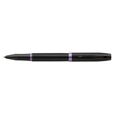 Image of PARKER IM Vibrant Rings Amethyst Rollerball Pen Lilac F