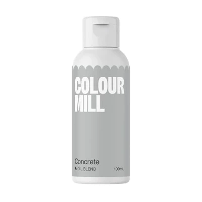 Image of Colour Mill Concrete Next Generation Oil Based Food Colouring for Baking, Decorating, Icing and Cooking Dye DIY Slime Crafts 100 ml 100ml