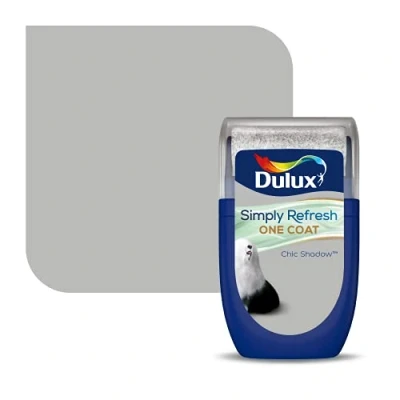 Image of Dulux Simply Refresh Tester Paint Chic Shadow 30ML