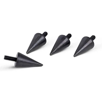 Image of PrecisionGeek BIG Black Steel Spikes M6 20mm dia Set of 4 pcs