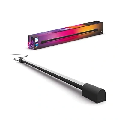 Image of Philips Hue LED Light Tube, Black, 1 Count (Pack of 1)