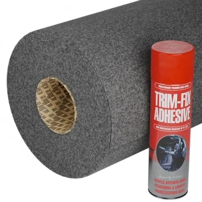 Image of Smoke Van Lining Carpet 4 Way Stretch Metre Long with Glue