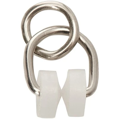 Image of Merriway® BH04839 (50 Pcs) White Curtain Track Runner Pack of 50 Pieces