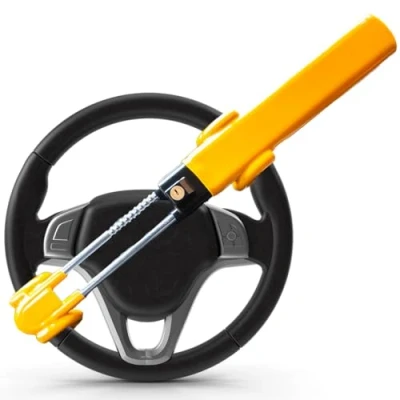 Image of Xtremeauto Heavy Duty Steering Wheel Lock Universal Car Anti Theft Lock, Elite Device, Van Crook Security Devices with Two Keys
