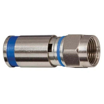 Image of Klein Tools VDV812 623 Outdoor F Compression Connectors RG6 10 Pack