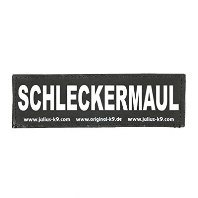 Image of Interchangeable Patches, 1 pair, SCHLECKERMAUL, Size: Small, Black