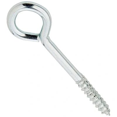 Image of VINE EYE SCREW IN 75MM BZP ZINC PLATED WEATHERPROOF STEEL ( pack of 50 )