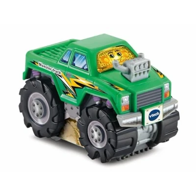 Image of VTech Toot Drivers Monster Truck, Pretend Play Vehicle with Lights, Phrases and Songs, Interactive Toddler Toy 12 Months, 2, 3, 4 Plus, English Version, Green