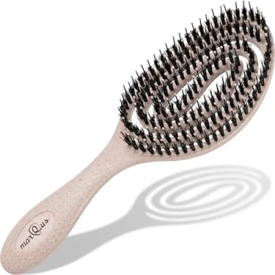 Image of MarQus Boar Bristle Hair brush Detangling for Every Type with Even More Bristles Tangle Free women