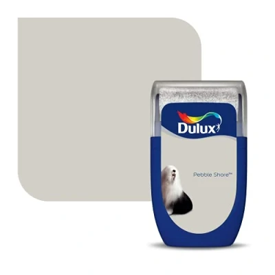 Image of Dulux Walls &amp; Ceilings Tester Paint, Pebble Shore, 30 ml