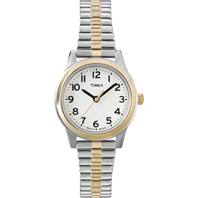 Image of Timex Women&#039;s Essex Avenue 25mm Watch, Two Tone/White, Watch
