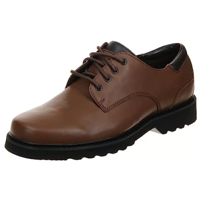 Image of Rockport Men Northfield Leather Lace Up Shoes, Brown (Dark Brown), 10.5 UK (45 EU)