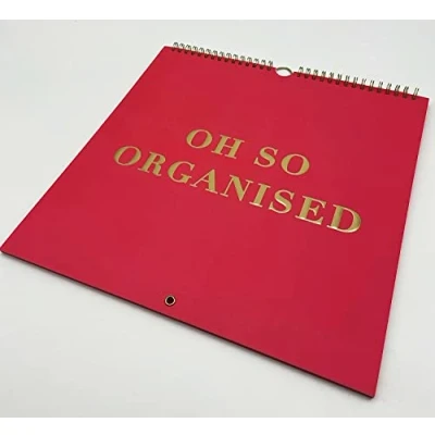 Image of Undated Calendar Pad Weekly Planner Large Square Pink Memo Organiser To Do List Wall Hanging Notebook Desk