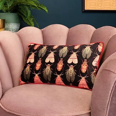 Image of Kate Merritt Bugs Polyester Filled Cushion