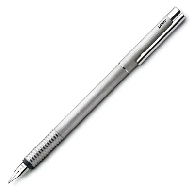 Image of Lamy Logo Brushed S.S. Fountain Pen Fine