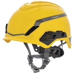 Image of V Gard H1 Non Vented Helmet Yellow