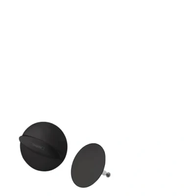 Image of hansgrohe 58185670 Flexaplus Complete Drain and Overflow Set Matt Black, 1.00