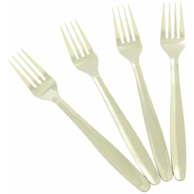 Image of Chef Aid Stainless Steel Fork Set (Pack of 4) Silver