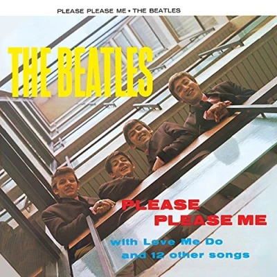 Image of Pyramid International The Beatles Please Me Canvas Print 40 x 40cm, Wood, Multicolour, 1.3 cm