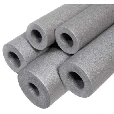 Image of Grey Foam Pipe Insulation/Tube Lagging Wrap Roll Copper Lag/Foam Tubing Inside Diameter 64mm (2 x 1m, Wall Thickness 13mm)